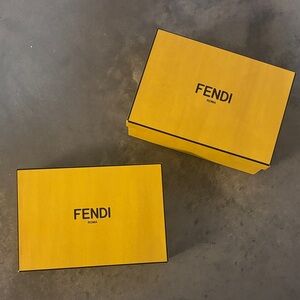 Fendi boxes storage small leather goods